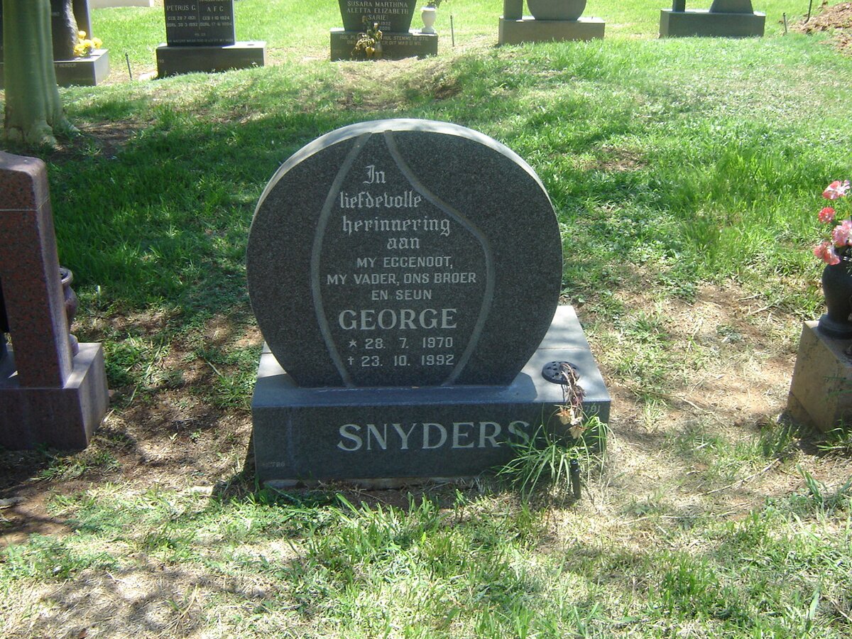 SNYDERS George 1970-1992