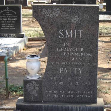 SMIT Patty 1917-1980