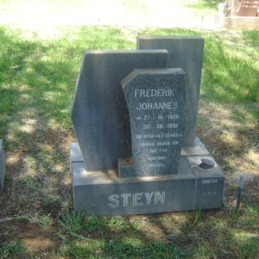 STEYN Frederik Johannes 1926-1992