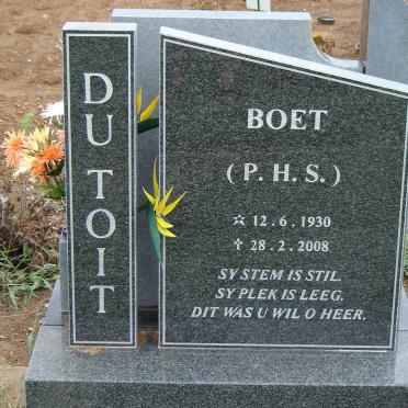 TOIT  P.H.S., du 1930-2008