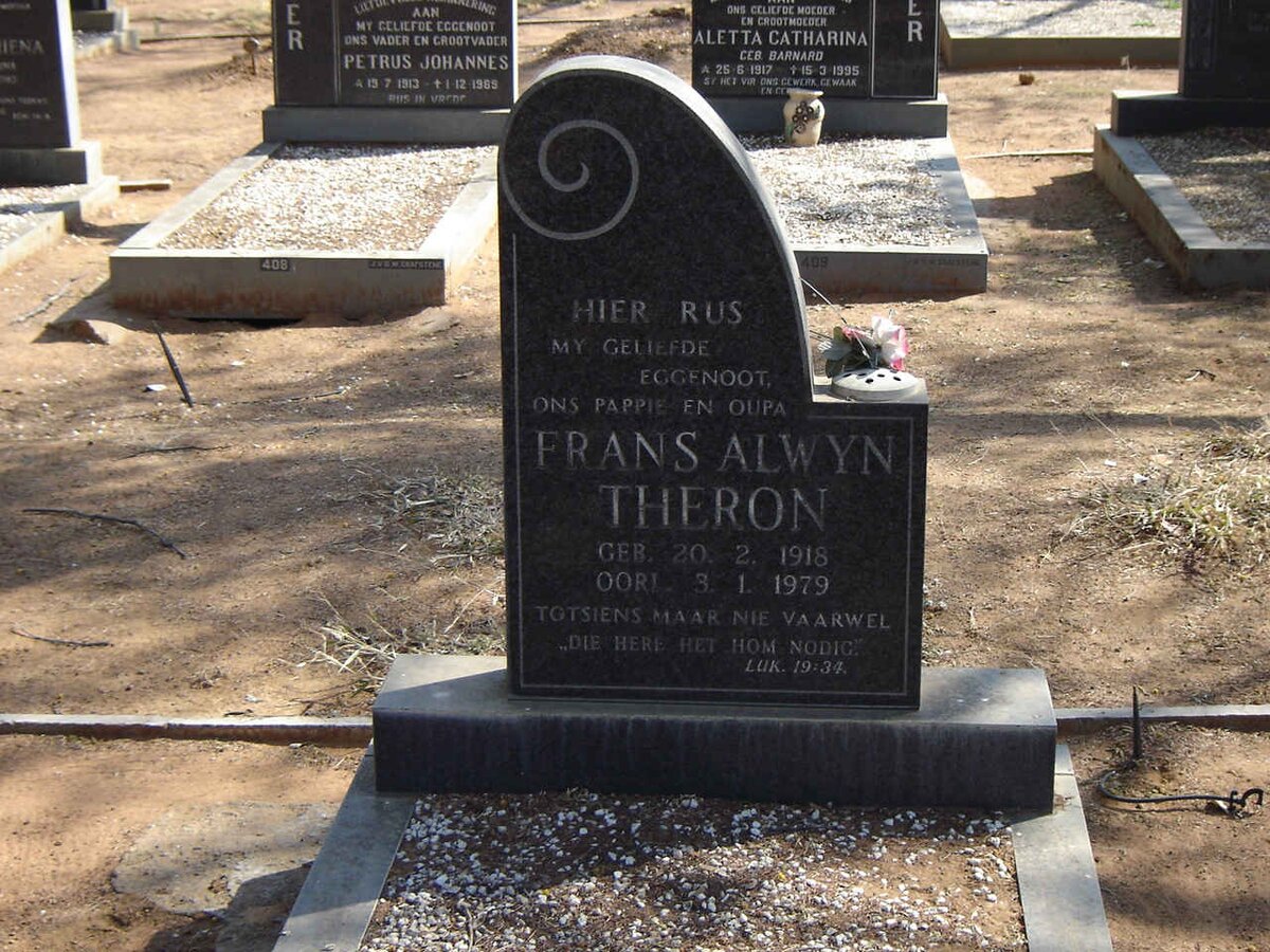 THERON Frans Alwyn 1918-1979
