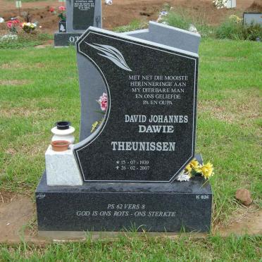 THEUNISSEN David Jonannes 1939-2007