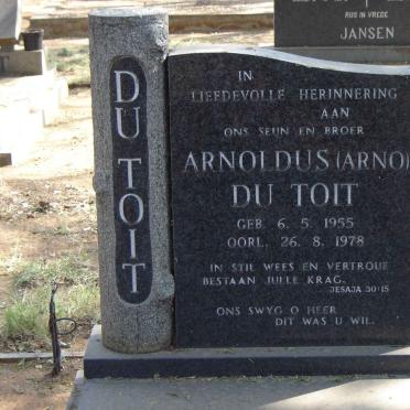 TOIT Arnoldus, du 1955-1978
