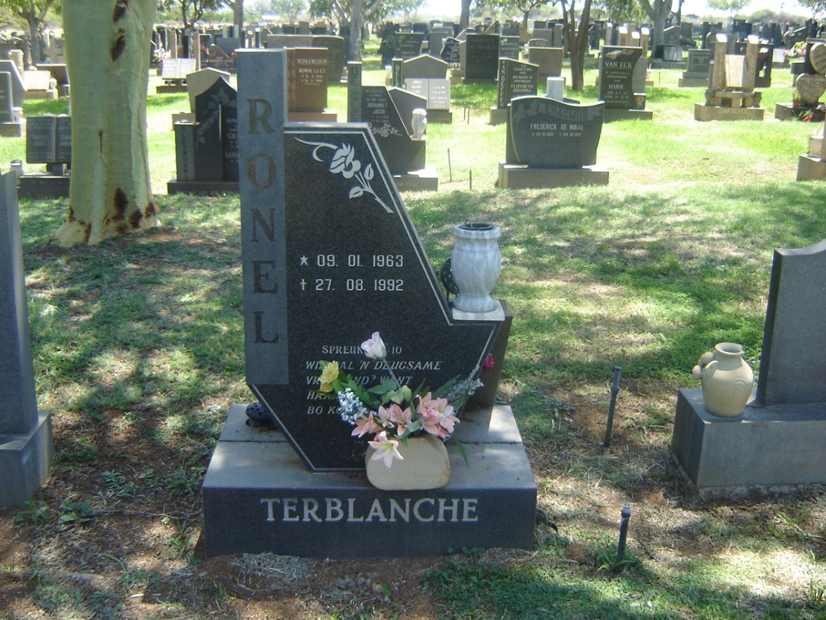 TERBLANCHE Ronel 1963-1992