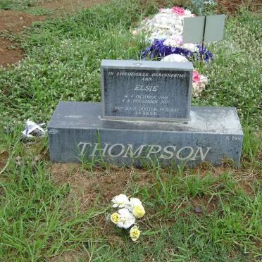 THOMPSON Elsie 1966-2007
