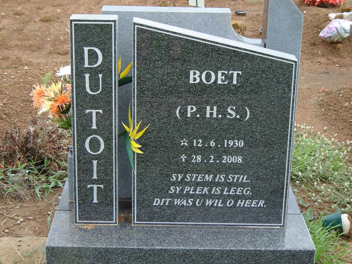 TOIT  P.H.S., du 1930-2008