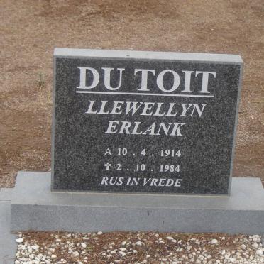 TOIT Llewellyn Erlank, du 1914-1984 