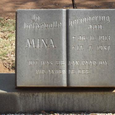 ? Mina 1913-1987