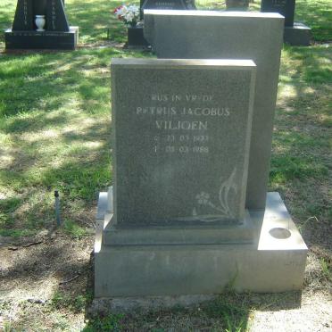 VILJOEN Petrus Jacobus 1923-1988