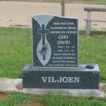 VILJOEN Gert David 1965-2001