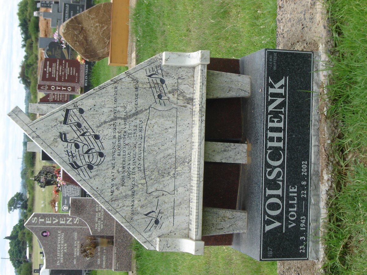 VOLSCHENK Vollie 1943-2002