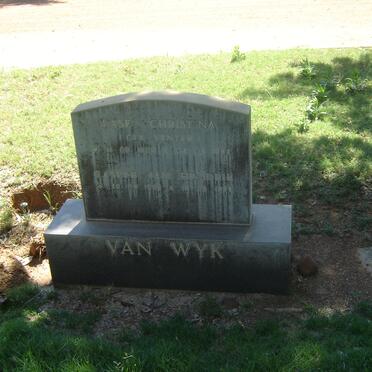 WYK Casper Jan Hendrik, van & Laseay Christina VENTER 1909-1985