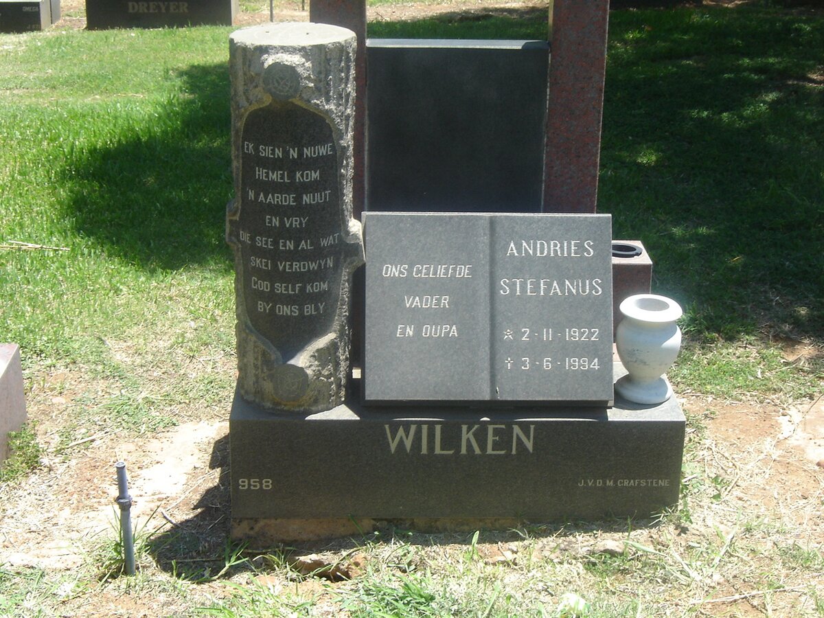 WILKEN Andries Stefanus 1922-1994