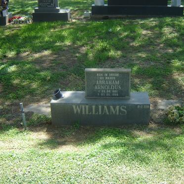 WILLIAMS Abraham Arnoldus 1901-1988
