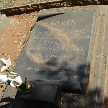 WILKEN Marthinus Petrus 1945-1976