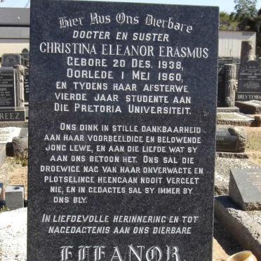 ERASMUS Christina Eleanor 1938-1960