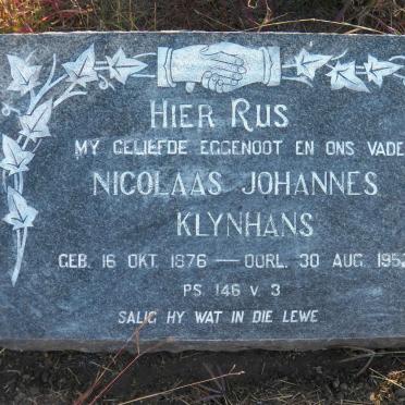 KLYNHANS Nicolaas Johannes 1876-1952