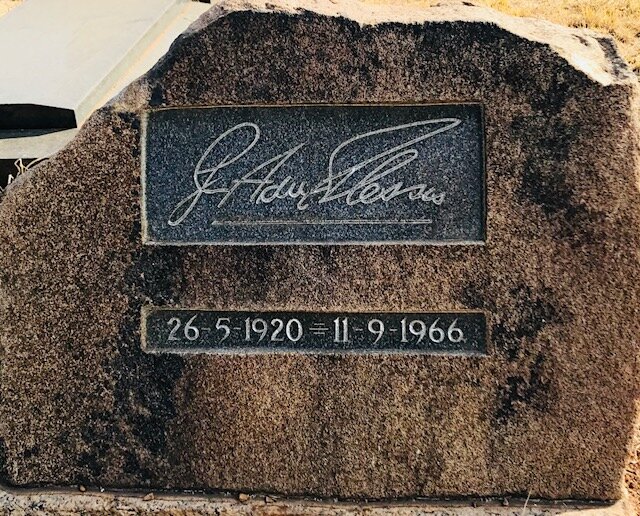 PLESSIS J.A., du 1920-1966