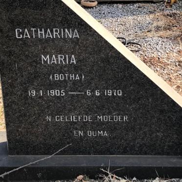 KRUGER Stephanus Johannes 1892-1970 &amp; Catharina Maria BOTHA 1905-1970