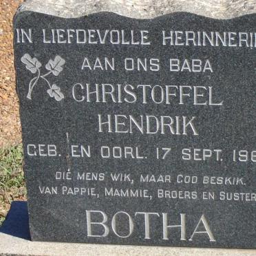 BOTHA Christoffel Hendrik 1969-1969