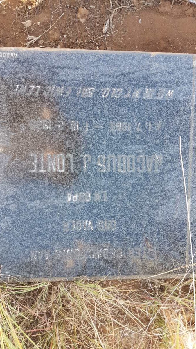 LONTE Jacobus J. 1865-1928