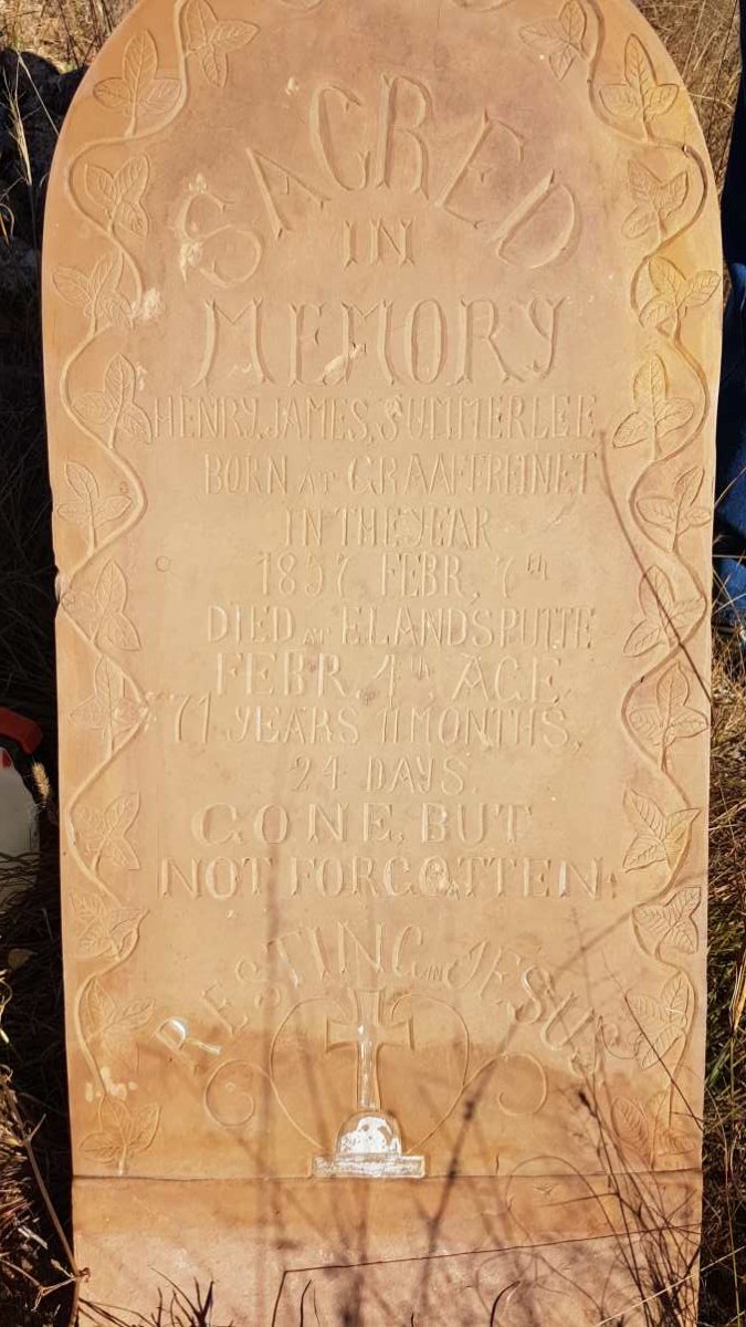 SUMMERLEE Henry James 1857-