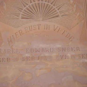 SNOER Karel Edward  192?-19??