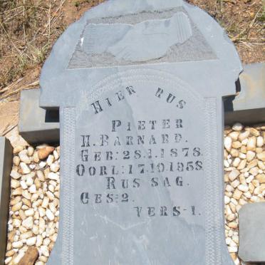 BARNARD Pieter H. 1878-1958