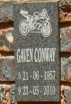CONWAY Gaven 1957-2010