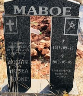 MABOE Mogotsi Hosea 1957-2010