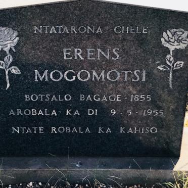 MOGOMOTSI Erens 1885-1955