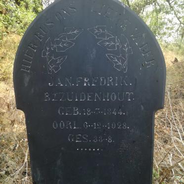 BEZUIDENHOUT Jan Fredrik 1844-1928