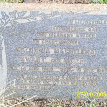 SWART Salomina Magdalena nee ??