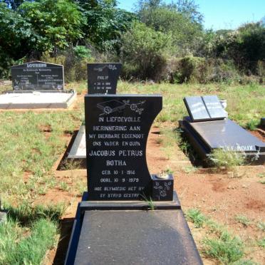 BOTHA Jacobus Petrus 1914-1979
