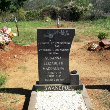 SWANEPOEL Susanna Elizabeth Magdalena 1923-1994