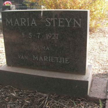 STEYN Maria -1927