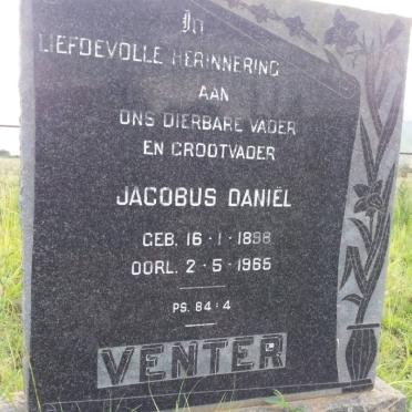 VENTER Jacobus Daniel 1898-1965