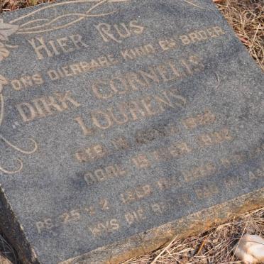 LOURENS Dirk Cornelis -1932