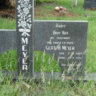 MEYER Gert H. 1905-1976