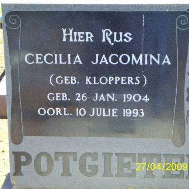 POTGIETER Cecilia Jacomina 1904-1993