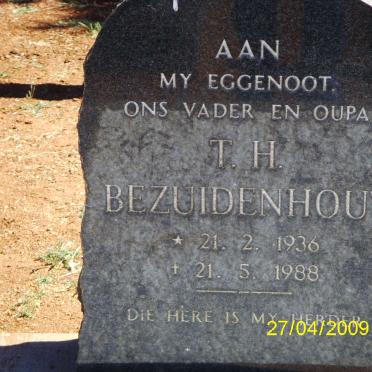 BEZUIDENHOUT T.H. 1936-1988