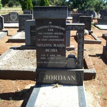 JORDAAN Susanna Maria Jacoba 1891-1977