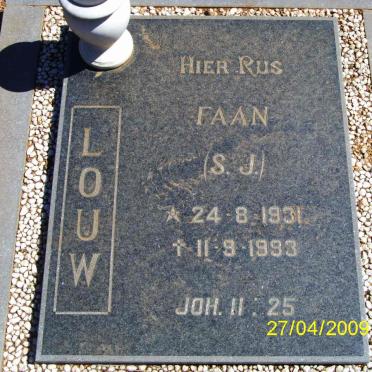 LOUW S.J. 1931-1993