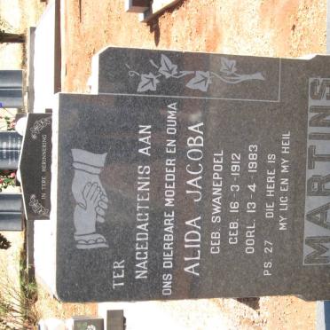 MARTINS Alida Jacoba nee SWANEPOEL 1912-1983