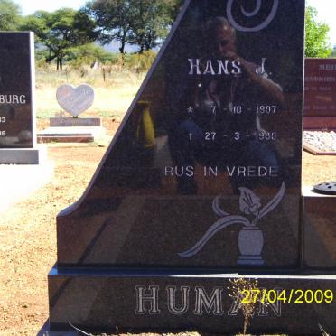 HUMAN Hans J. 1907-1989