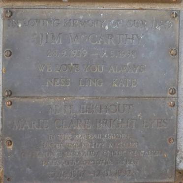 MCCARTHY Jim 1939-1998 :: EEKHOUT M.H. 1907-1992