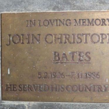 BATES John Christopher 1926-1986