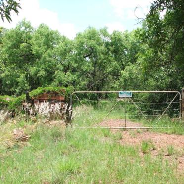 1. Entrance to the Preller cemetery