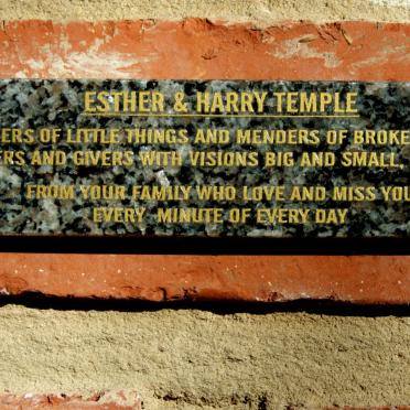 TEMPLE Harry &amp; Esther