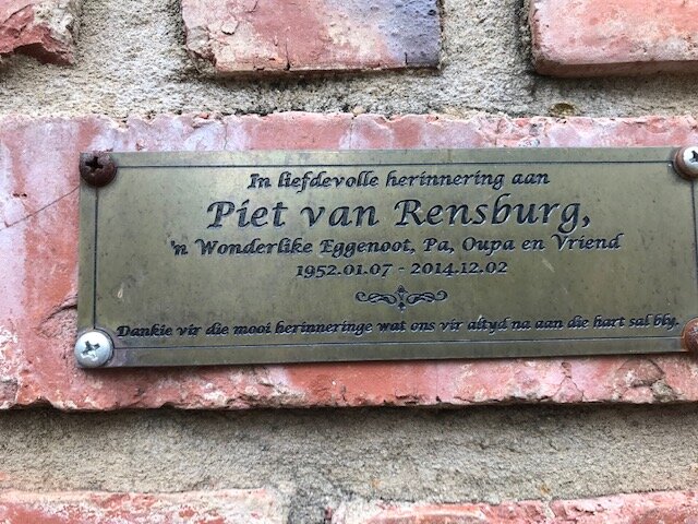 RENSBURG Piet, van 1952-2014